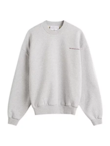 Bluza Mki z okrągłym dekoltem szara