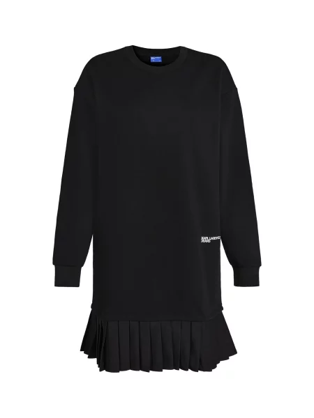 KARL LAGERFELD JEANS Rochie tricotat negru alb