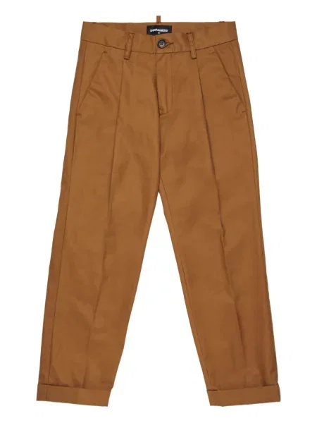 Сhinosy dziecięce Dsquared2 brązowe