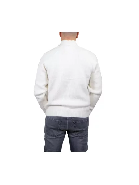 Kardigan Tommy Jeans wełniany biały