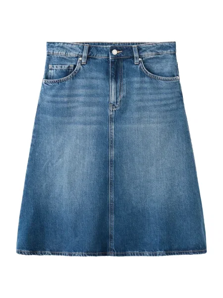 MANGO Fustă ARIES denim albastru