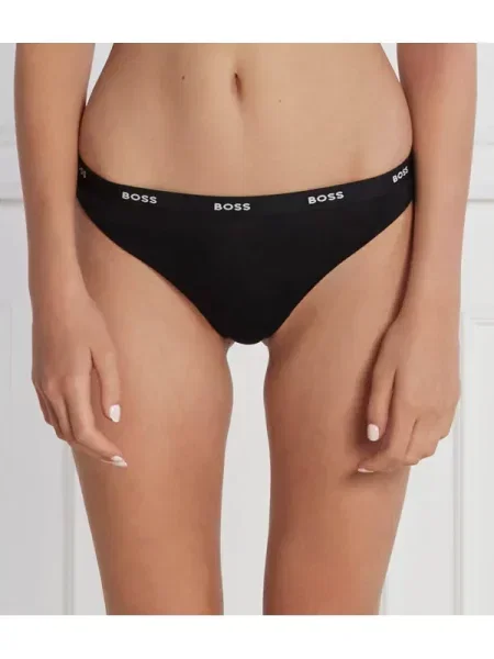 BOSS BLACK Tanga negru