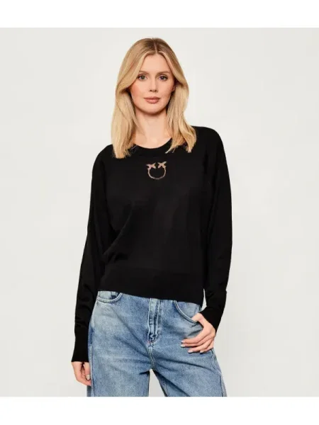Pinko De lână pulover LANZAROTE | Relaxed fit negru