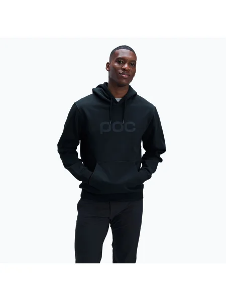 Pulóver POC Hood uranium black. Méret: S fekete