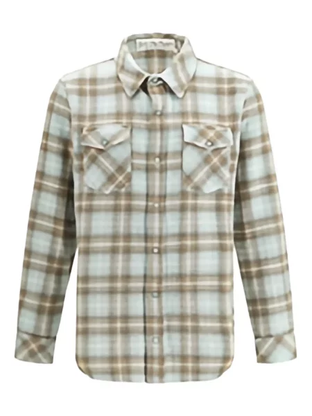 Kašmírová košile God's True Cashmere zelená