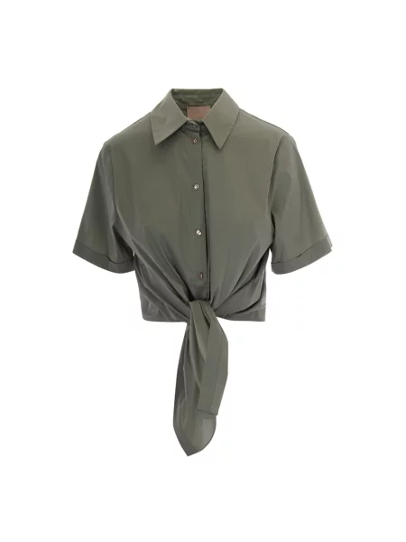 Koszula Liu Jo popelinowa zielona