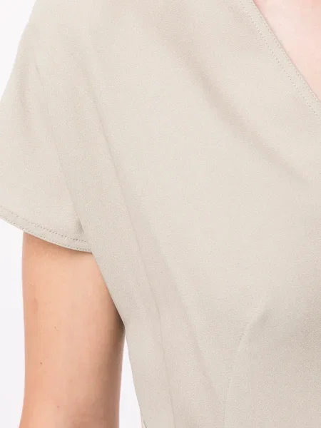 Къс блуза Rick Owens с драперии