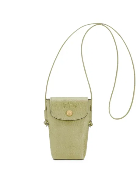 Geantă Longchamp din piele verde