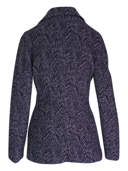 Sacou Giorgio Armani cu imagine cu model zebră negru