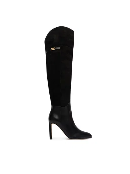 Μπότες Elisabetta Franchi μαύρο