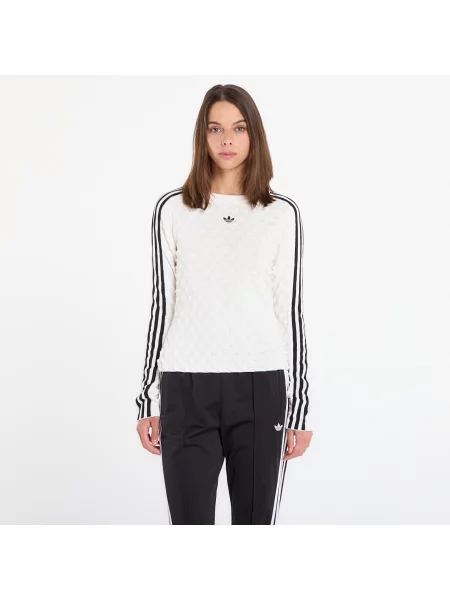 T-shirt adidas Slim Ls Tee White S biała