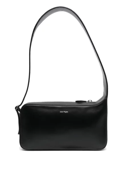Geantă Courreges din piele negru
