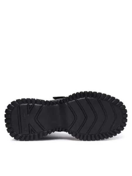 KARL LAGERFELD Zimski škornji Kreeper Wedge črna