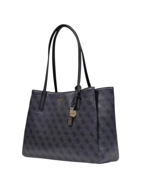 Guess kabelka typu shopper dámska z imitácie kože NOELLE II sivá