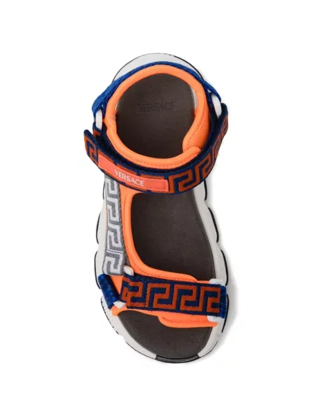 Dětské sandály Versace oranžové