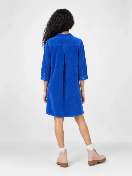 Rochie Freeman T.porter de catifea albastru