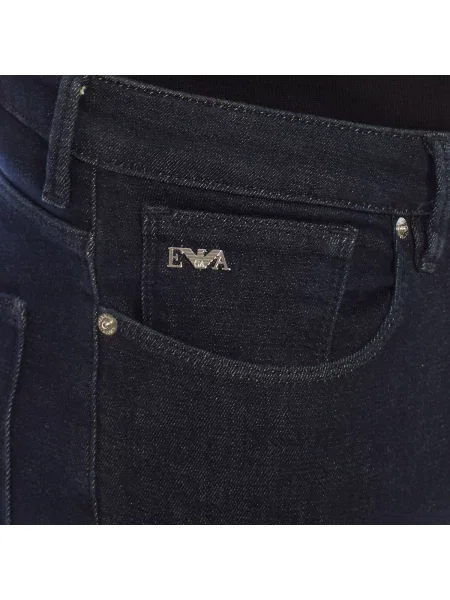 Pantaloni Emporio Armani albastru