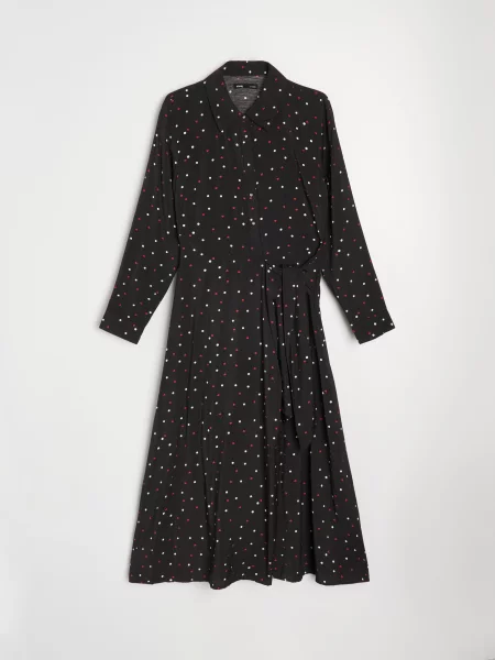 Сукня з декоративним зав’язуванням із в’язкозою різнобарвний