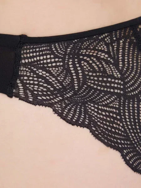 Chantelle Chilot tanga Soft Stretch negru