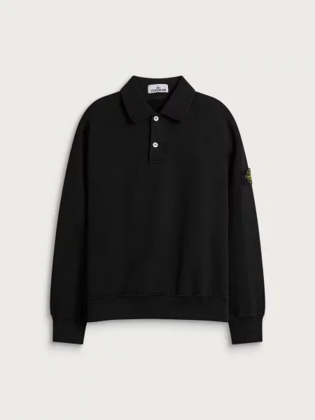 Koszulka polo Stone Island czarna