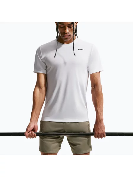 Tricou de antrenament bărbați Nike Dri-FIT Training T-Shirt white/black alb