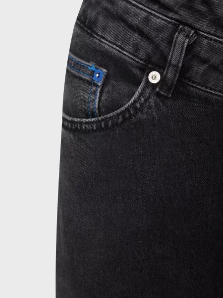Прямі джинси Karl Lagerfeld Jeans бавовна/еластан чорний
