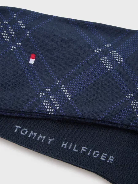 Клетчатые носки Tommy Hilfiger синие