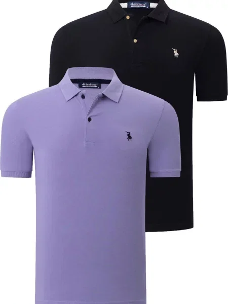 Tricou polo Dewberry negru