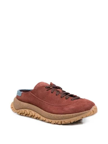 Papuci tip mules Birkenstock 1774 din piele de căprioară roșu