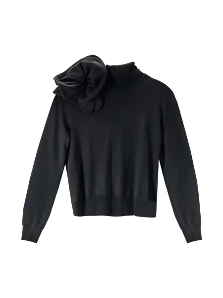 Sweter Moschino wełniany czarny