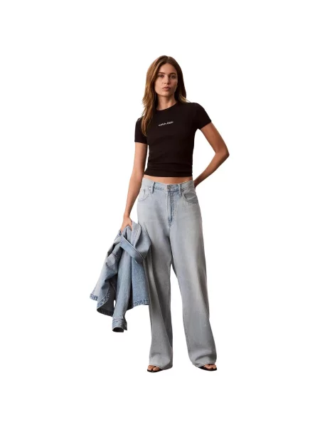 Majica Calvin Klein Jeans crna