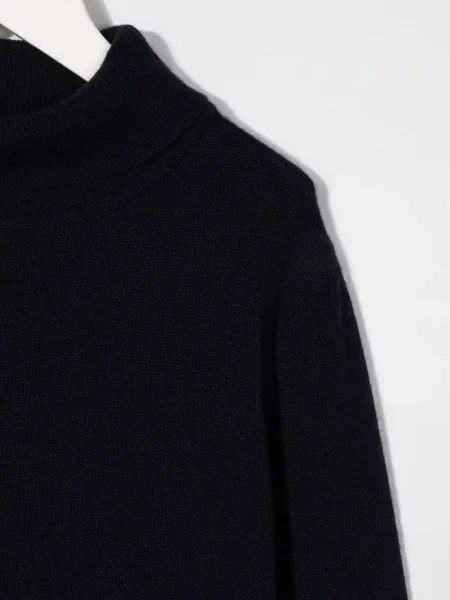 Sweter z golfem dziecięcy Fay niebieski