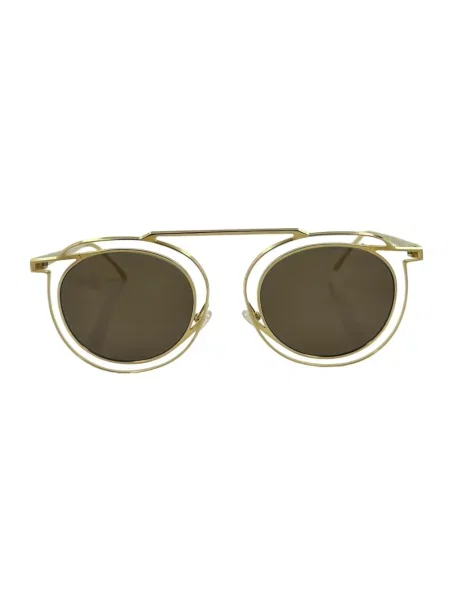 Okulary przeciwsłoneczne Thierry Lasry z nadrukiem żółte