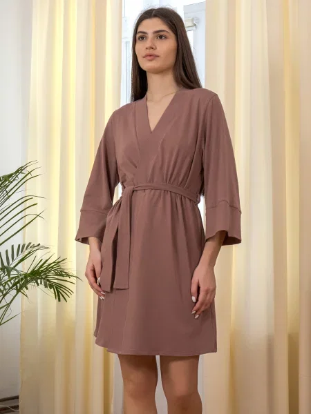 Халат Roksana коричневый