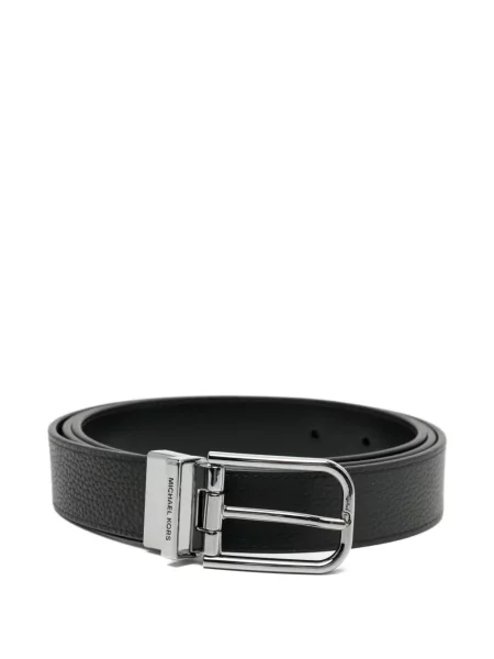 Cu centură reversibil curea Michael Kors din piele negru