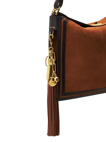 Pandantiv Lanvin din piele maro