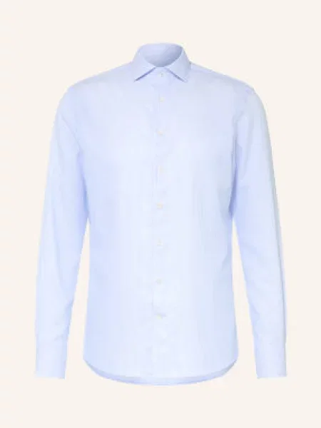 Profuomo Koszula O Kroju Slim Fit blau biała