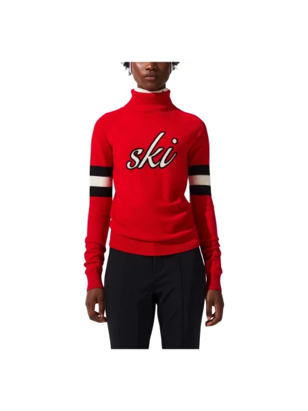 Sweter Perfect Moment wełniany czerwony