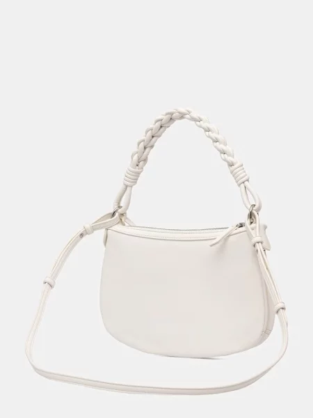 Armani Exchange torebka crossbody z imitacji skóry biała