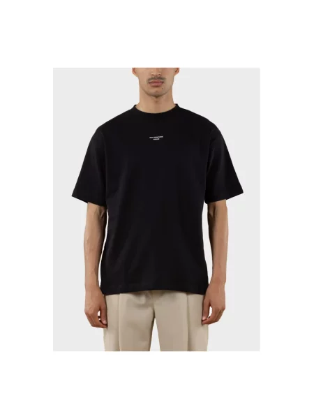 Drôle de Monsieur t-shirt Le T-Shirt Slogan Classique gładki czarny