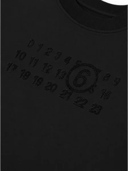 Bluza dziecięca Mm6 Maison Margiela czarna