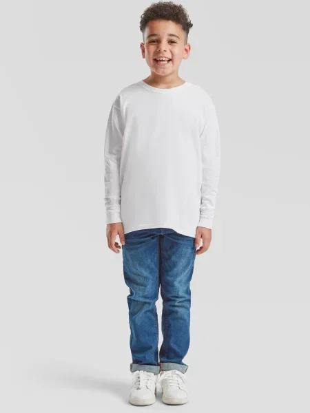 Tricou copii Fruit Of The Loom alb