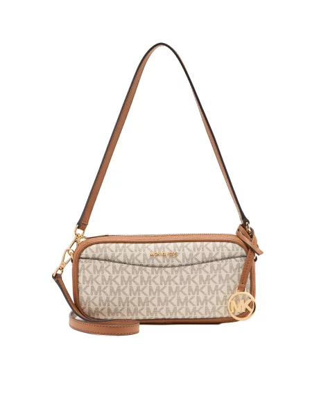 Geantă MICHAEL Michael Kors May Crem maro