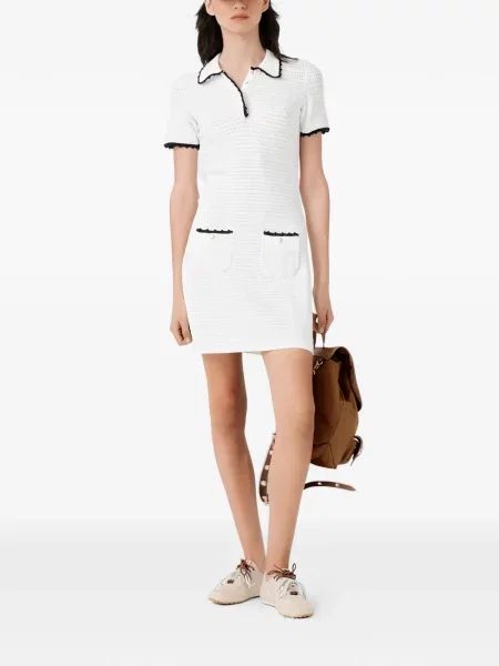Rochie mini Maje alb