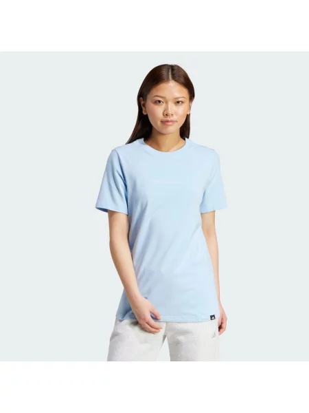 Codes Doodle Camp Graphic T-Shirt niebieska