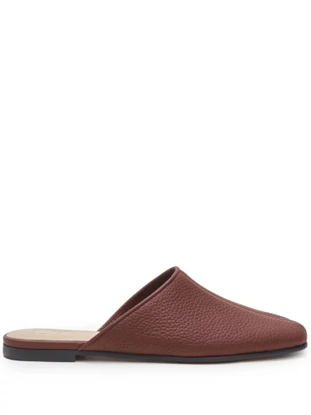 Kožené mules 12 Storeez hnědé