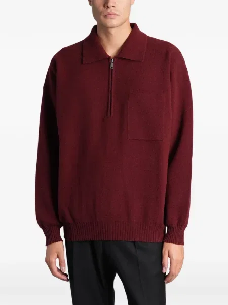 Tricou polo Roberto Collina roșu