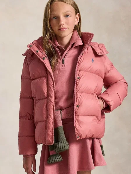 Polo Ralph Lauren prešívaná bunda detská ružová