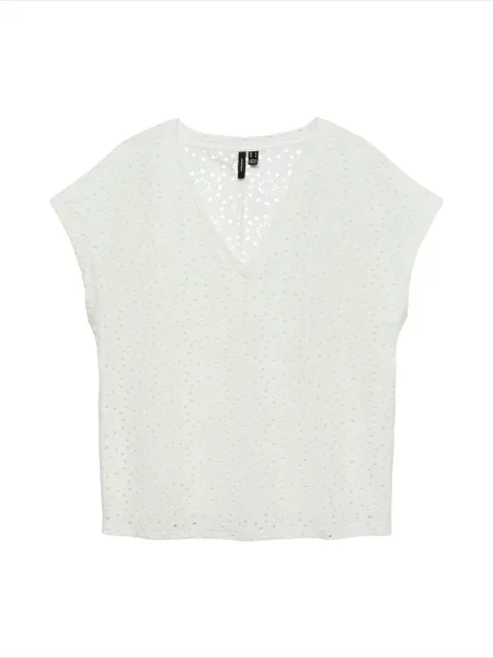 VERO MODA Tričko VMTASSA' biela