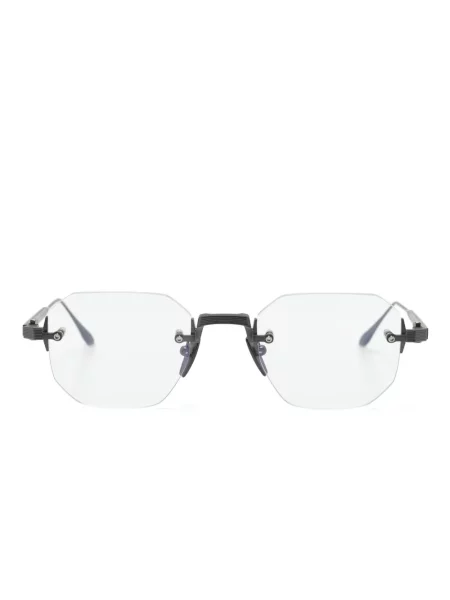 Ochelari de soare Akoni cu imprimeu geometric gri